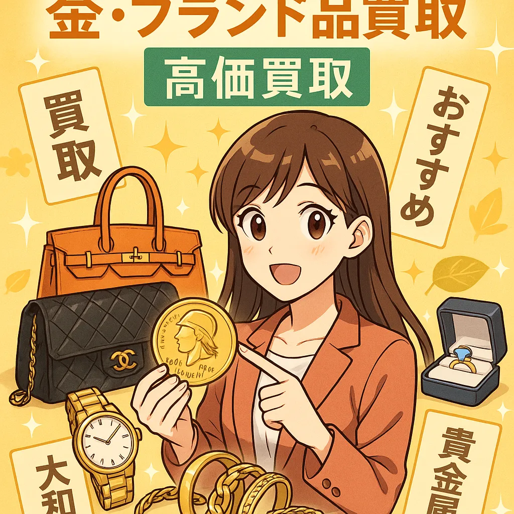 大和八木で金・ブランド品買取｜15.6g金貨も査定