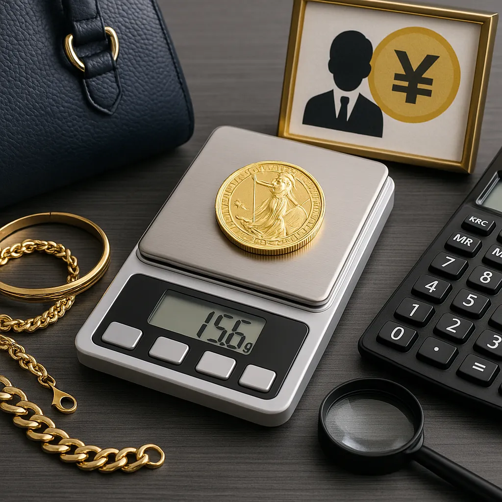 大和八木の金・貴金属買取 15.6g金貨で見る高価買取