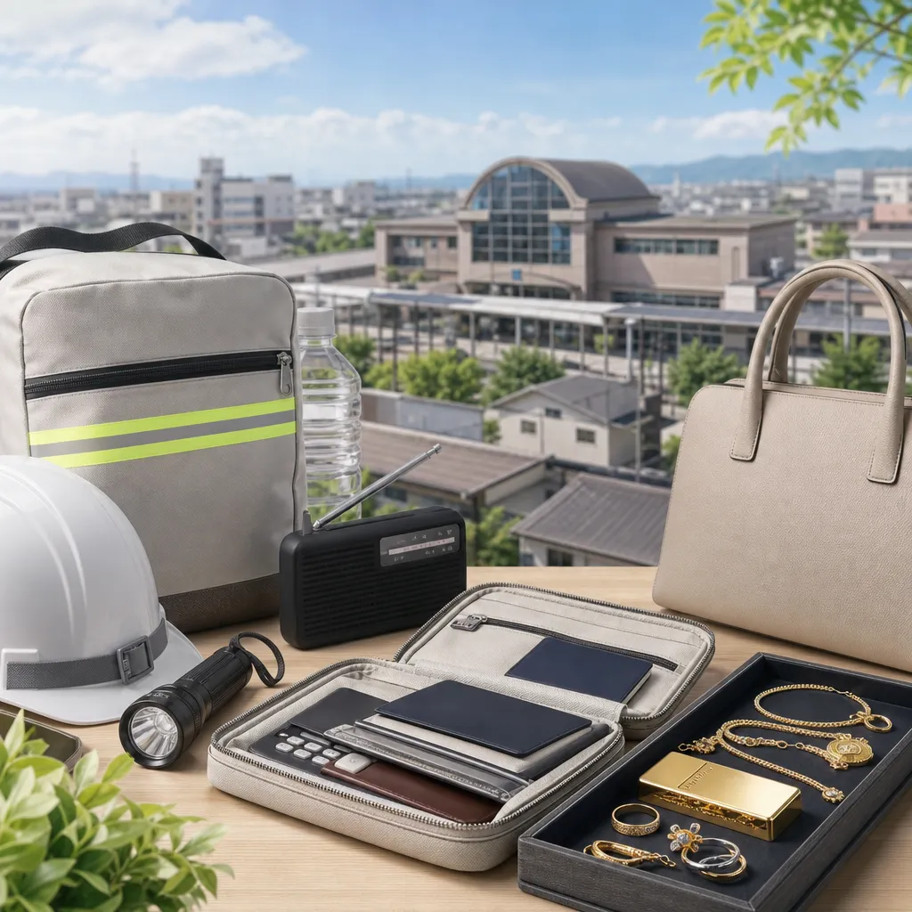 大和八木の避難指示と貴重品・査定品の備え