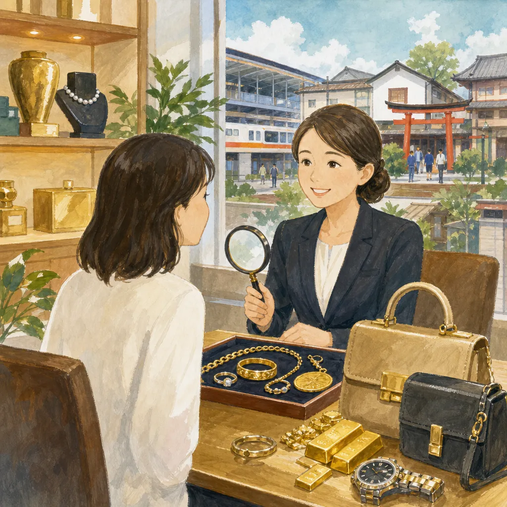 大和八木で金とブランド品、高価買取へつながる聞き方
